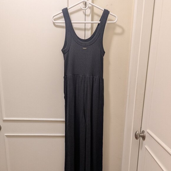 Prana Cozy Up Bayjour Jumpsuit - Charcoal Heather - S - Picture 2 of 6